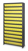 2KWE6 Bin Shelving Unit, With (108) 2KWC3 Bins