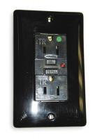 2KWK7 GFCI Receptacle, 15A, Hospital, LED, Black
