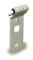 2KWZ3 Flange Clip, 1/16 to 1/4 In, Angled