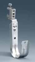 2KXE4 J-Hook, Screw On 1/8-1/2 In Flange