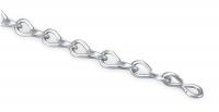 2KXK3 Jack Chain, Zinc, 1200 In, Max Load 29 Lbs