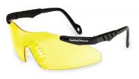 2LAC3 Safety Glasses, Yellow, Scratch-Resistant