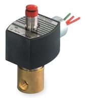 2LBJ2 Solenoid Valve, 3-Way, 1/4 In, NC, 12V, SS