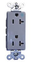 2LBV7 Receptacle, Style Line, 5-20R, 125V, Gray