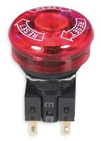 2LCB1 Emergency Stop Switch, Lighted, SPST-NC