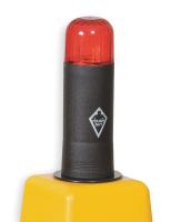 2LEC9 Flashing Light, Plastic, Red