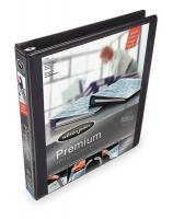 2LJT6 View Binder, D-Ring, 1in, Poly, Blk