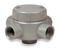 2LLU8 Outlet Body, Style XAT, 1 1/4 In, Alum