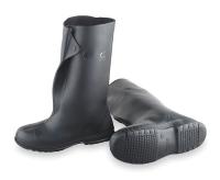 2LMG7 Overboots, Mens, L, Button, Blk, PVC, 1PR