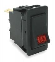 2LNC1 Lighted Rocker Switch, SPST, 3 Connections
