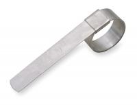 2LPF6 Band Clamp, SS, Min.Dia. 3/4 In., PK10