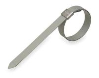 2LPH9 Band Clamp, Galv. CS, Min.Dia.9/16In., PK24