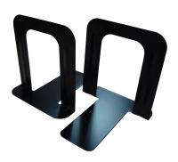 2LTF1 Reinforced Bookend, Steel, Black, PK2