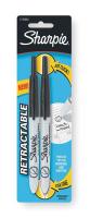 2LTF8 Permanent Marker, Ultra Fine, Black, PK2