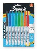 2LTG1 Permanent Marker, Ultra Fine, Assrted, PK8