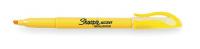 2LTJ9 Highlighter, Pkt, Yellow, Chisel, PK12