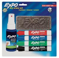 2LTN9 Dry Erase Marker Set, Chisel