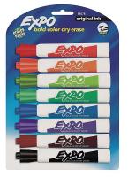 2LTP8 Dry Erase Marker, Assort Chisel, PK8