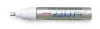 2LUJ1 Paint Markers, Silver, Broad, PK6
