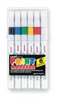 2LUK6 Paint Markers, Asrt Colors, Fine, PK6