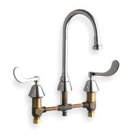 2LYN6 Lavatory Faucet, 2H Lever, Spout 5 1/4 In