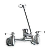 2LYP8 Service Sink Faucet, 2H Lever, Chrome