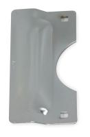 2MDH6 Door Latch Guard, Chrome, 7  x 3 In.