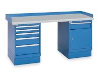 2MNT6 Industrial Workbench, 72Wx30Dx35-1/4In H
