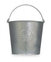 2MPE5 Mop Bucket, 8 Qt., Silver, Galvanized Steel