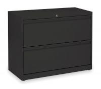 2MWE4 Lateral File, 2 Drawer, 36In W, Blk