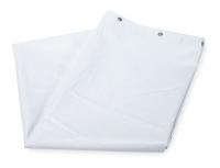 4EEZ6 Shower Curtain, Nylon, White, 72x108