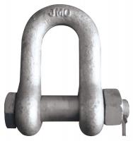 2MWU9 Forged D Screw Shackle, Round Pin