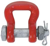 2MWY8 Alloy Safety Shackle, Round Pin, 13000 lb.