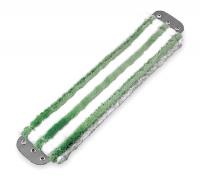 2MXC2 Wet Flat Mop, 16 In, Green/White