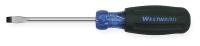 2MXE4 Slotted Screwdriver, 1/4 In Tip, 8 5/8 L