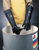 3RWD7 Chemical Resistant Gloves, 8, Black, PR