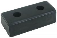 2MYP8 Dock Bumper, 10x3x4 1/2 In, PK4