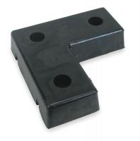 2MYR3 Dock Bumper, Rubber, HxDxW 18x4x18 In