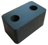 2MYR7 Trailer Bumper, 6-1/4x3-5/8x3-1/2In, PK2