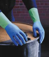 2MYU3 Chemical Resistant Glove, 9 to 9-1/2, PR
