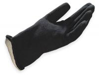 2MYW6 Heat Resistant Gloves, Black, 9, Nitrile, PR