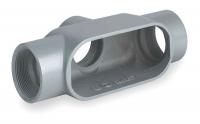 2NE45 Conduit Body, TB Style, 1/2 In, Gray Iron