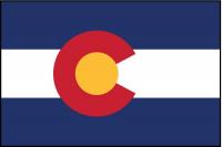 2NEH6 Colorado State Flag, 3x5 Ft