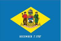 2NEH8 Delaware State Flag, 3x5 Ft