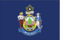 2NEK1 Maine State Flag, 3x5 Ft