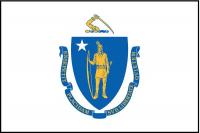 2NEK3 MassachUSetts State Flag, 3x5 Ft