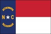 2NEL6 North Carolina State Flag, 3x5 Ft