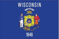 2NEP4 Wisconsin State Flag, 3x5 Ft