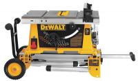 2NEP9 Portable Table Saw, 10 In Bld, 5/8 In Arbr