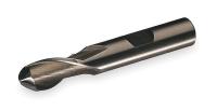 2NFR4 End Mill, Cobalt, 1/2, 2 FL, SGL Ball End, CC